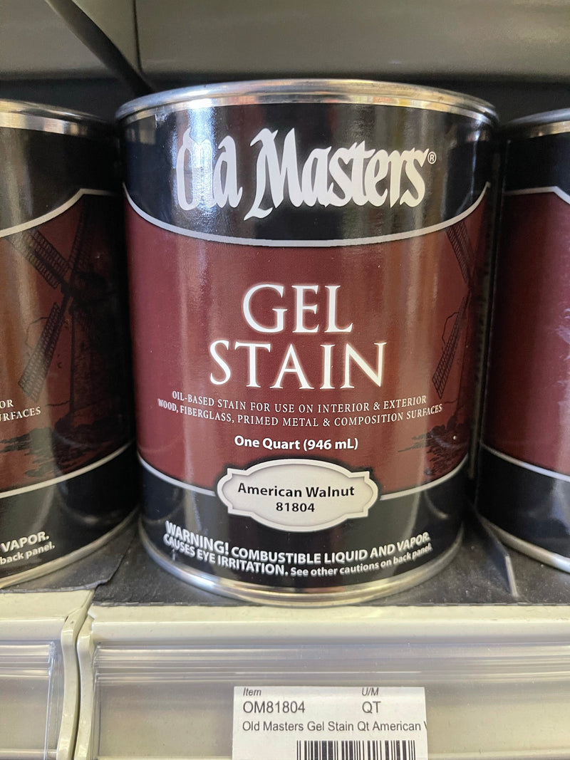 Old Masters Gel Stain Quart - American Walnut