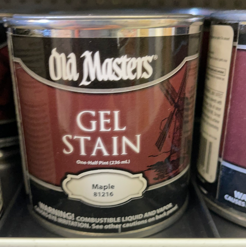 Old Masters Gel Stain 1/2 Pint - Maple