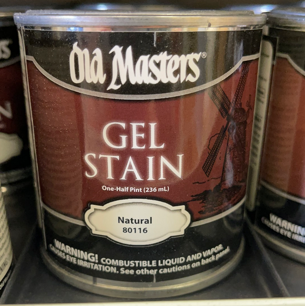 Old Masters Gel Stain 1/2 Pint - Natural