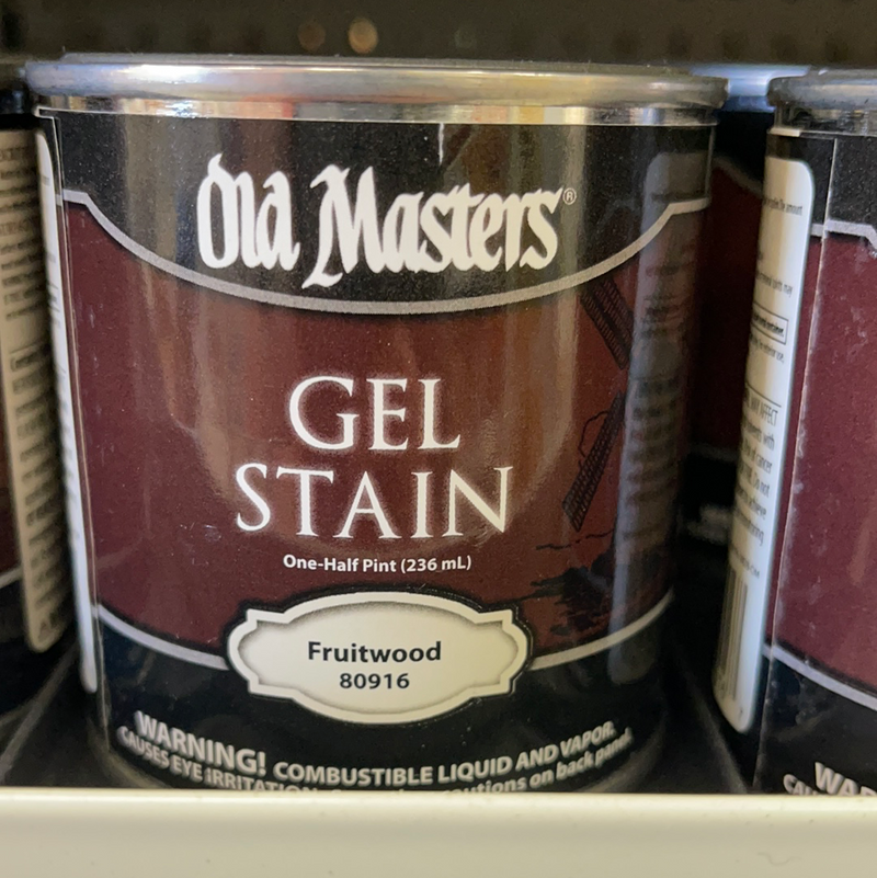 Old Masters Gel Stain - 1/2 Pint Fruitwood