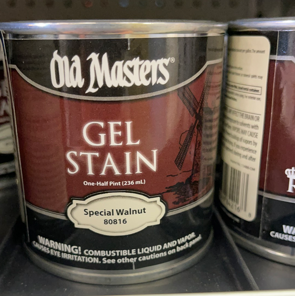 Old Masters Gel Stain 1/2 Pint - Special Walnut
