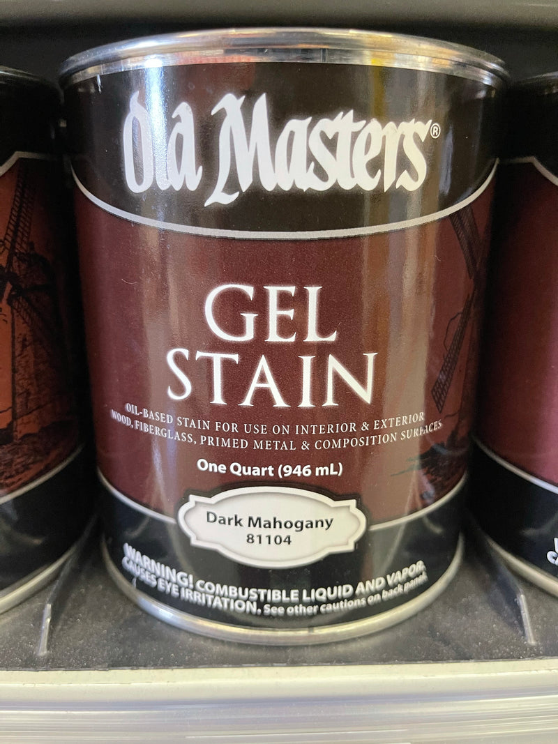 Old Masters Gel Stain Quart - Dark Mahogany