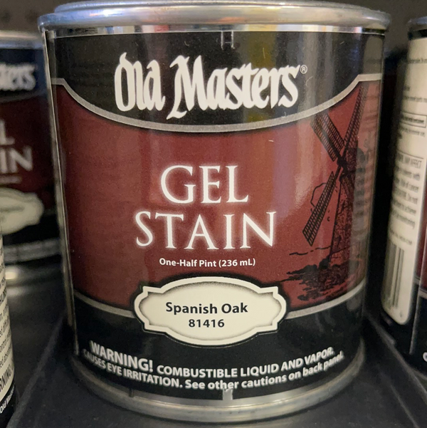 Old Masters Gel Stain 1/2 Pint - Spanish Oak