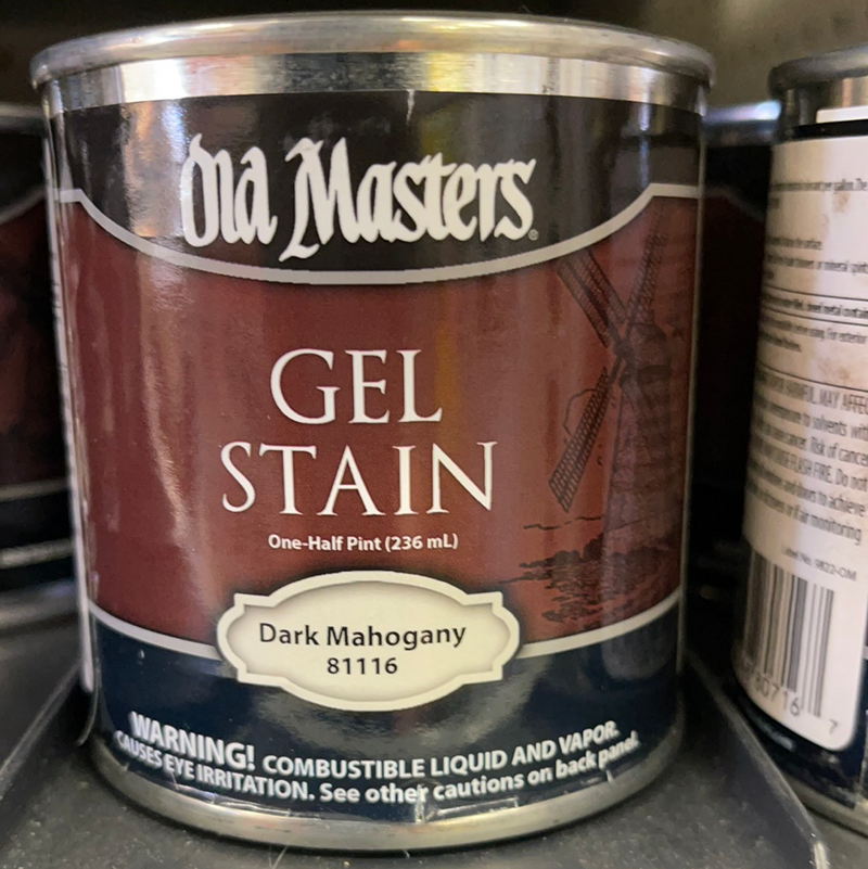 Old Masters Gel Stain 1/2 Pint - Dark Mahogany