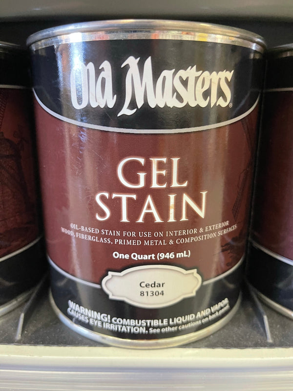 Old Masters Gel Stain Quart - Cedar