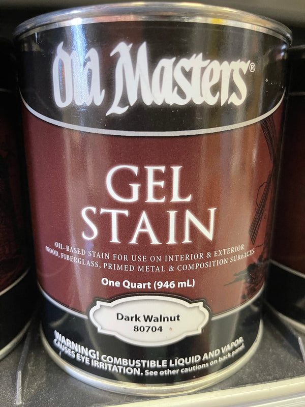 Old Masters Gel Stain Quart - Dark Walnut
