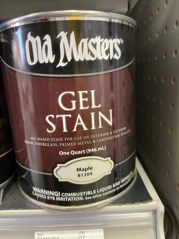 Old Masters Gel Stain Quart - Maple