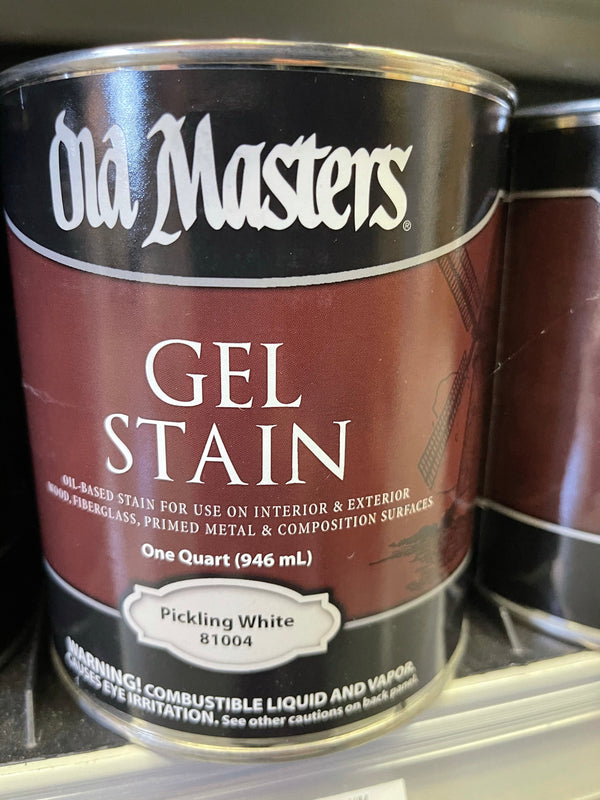 Old Masters Gel Stain Quart - Pickling White