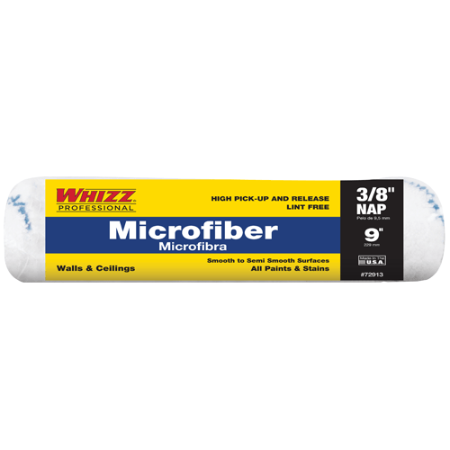 Whizz 72913 9" Xtrasorb Microfiber 3/8" Nap Rolller
